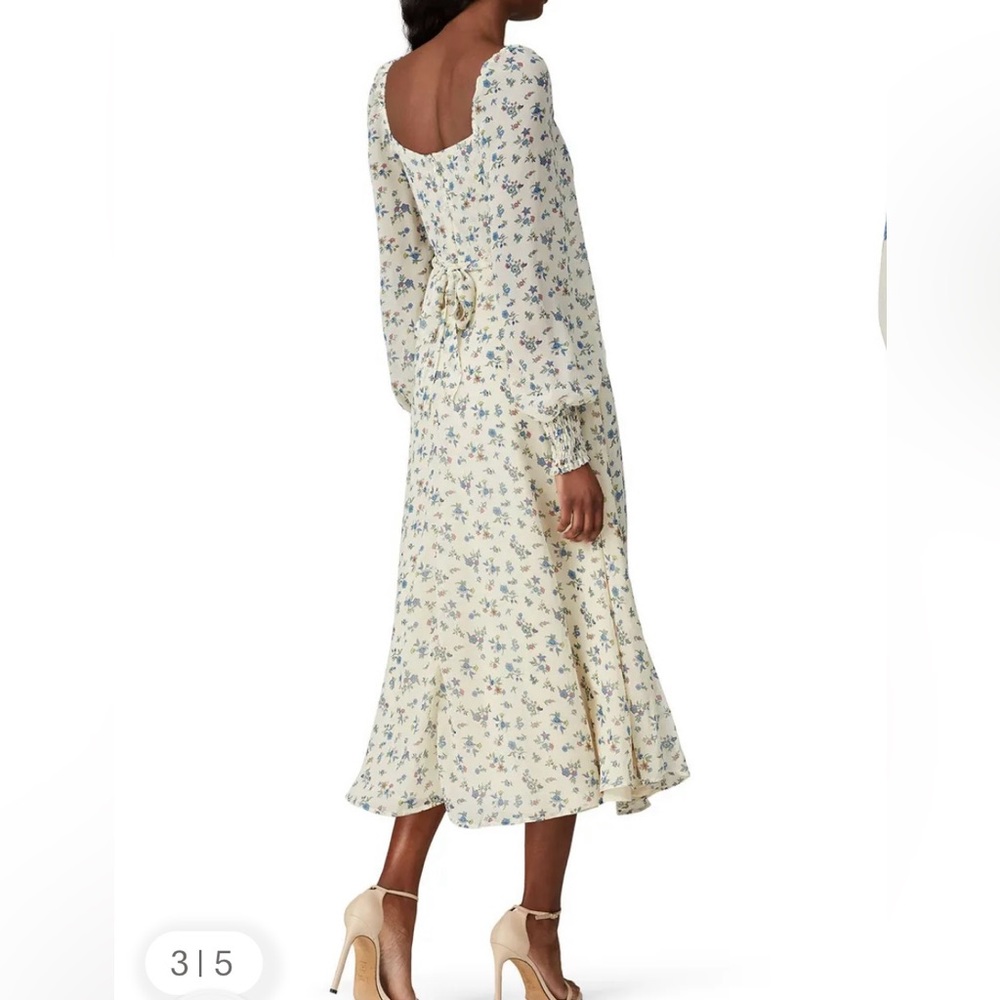 Sweet Baby Jamie By Jamie Mizrahi Floral Smocked Peasant Midi Dress Size XL - Picture 11 of 14